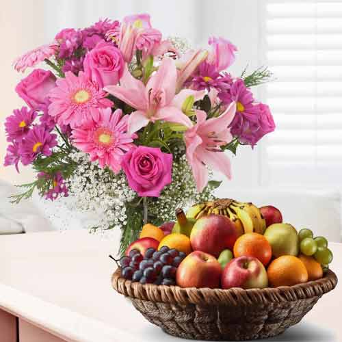 Flower Fruit Basket