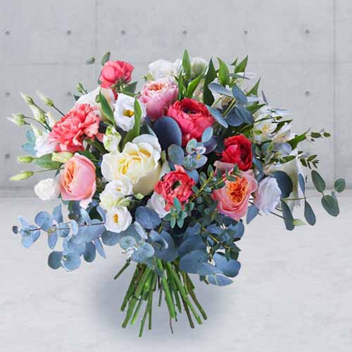 Fresh Floral Hug For Mom