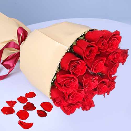 Elegant Red Rose Bouque