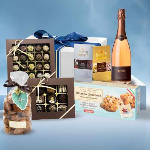 Luxury Chocolate N Wine Celebration Box
