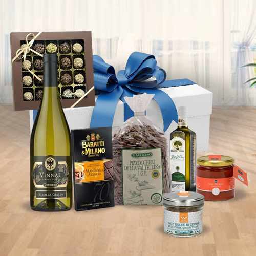 Premium Wine N Gourmet Gift Box