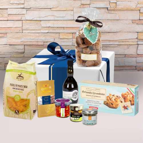 Pasta, Pesto N Olive Oil Gift Box