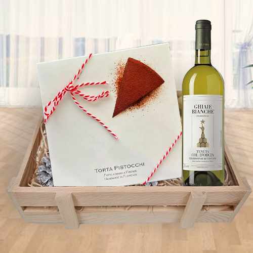 White Wine And Dark Chocolate Cake